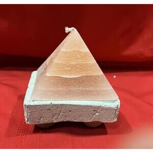 Pyramid Candle With Stone Stand